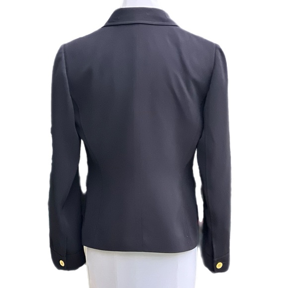Tahari Arthur S Levine 6P Black Jacket Blazer Gold Excellent Condition - Picture 4 of 12